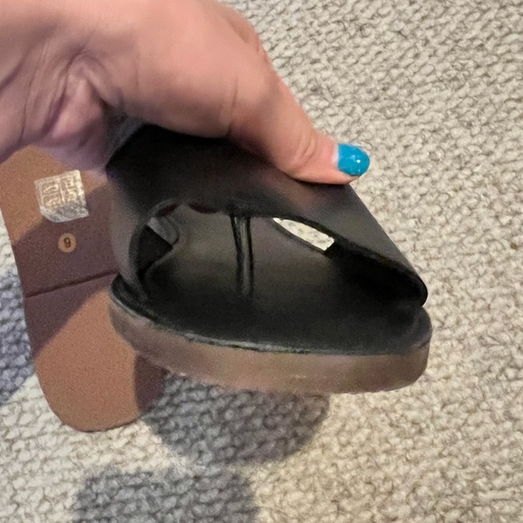 Madewell The Boardwalk Post Slide Sandal Size 9 - Picture 7 of 7